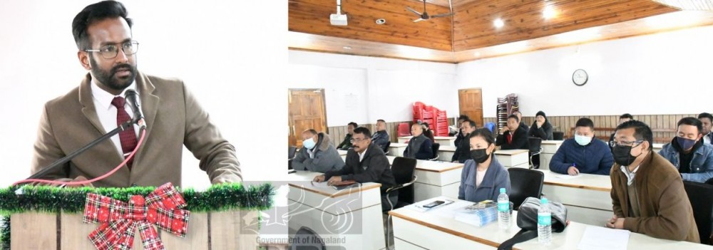 Workshop on good governance practices and initiatives in the district was held at DC's Conference Hall Kohima on December 22. (DIPR Photo)